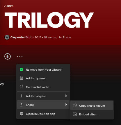 How to get Spotify playlist link?